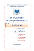 Quản trị nguồn nhân lực