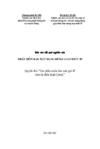 Báo cáo kết quả nghiên cứu phần mềm bảo mật mạng dùng giao thức ip   quyển 4a các phầm mềm bảo mật gói ip trên hệ điều hành linux