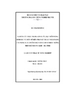 Nghiên cứu thực trạng sản xuất, đặc điểm nông sinh học và một số biện pháp kỹ thuật nhằm nâng cao năng suất, phẩm chất của cam xã đoài trồng trên đất hương khê – hà tĩnh  