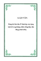 đảng bộ liên khu iv lónh đạo xây dựng kinh tế trong kháng chiến chống thực dân pháp (1945 1954)