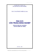 Giáo trình côn trùng nông nghiệp   pgs.ts. nguyễn đức khiêm (chủ biên)