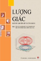 Tìm giá trị lớn nhất giá trị nhỏ nhất và một số phương pháp lượng giác hóa