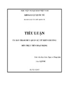 Tiểu luận ủy ban tham mưu quân sự   từ hiến chương đến thực tiễn hoạt động