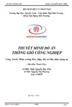 Thuyết minh đồ án thông gió công nghiệp   công trình phân xưởng rèn, dập, mạ và sửa chữa dụng cụ