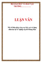 Một số biện pháp nâng cao hiệu quả sử dụng nhân lực tại xí nghiệp xếp dỡ hoàng diệu