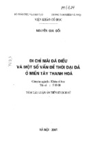 Di chỉ mái đá điều và một số vấn đề thời đại đá ở miền tây thanh hóa