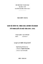 La34.010_quan hệ chính trị   ngoại giao, an ninh của asean với trung quốc và nhật bản (1991  2010)