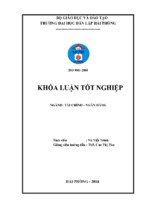 Giải pháp nâng cao hiệu quả huy động vốn tại ngân hàng thương mại cổ phần công thương việt nam chi nhánh hải phòng  