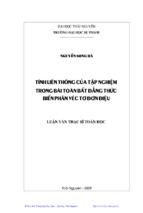 Tính liên thông của tập nghiệm trong bài toán bất đẳng thức biến phân véc tơ đơn điệu