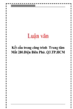 Kết cấu trong công trình trung tâm mắt 280.điện biên phủ .q3.tp.hcm