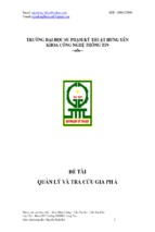 đề tài quản lý và tra cứu gia ph ả