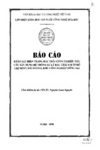 Khảo sát hiện trạng rác thải ở khu công nghiệp nhu cầu xây dựng hệ thống xử lý rác