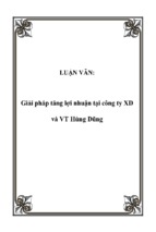 Giải pháp tăng lợi nhuận tại công ty xd và vt hùng dũng