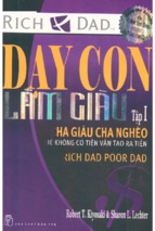 Dạy con làm giàu. tập 1