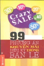 99 phương án khuyến mãi diệu kỳ trong bán lẻ  trương hảo, lan hương (chủ biên