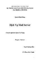 Dịch vụ mail server