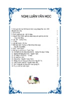 Tài liệu ôn thi nghị luận văn học 12
