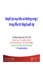 Huyết áp mục tiêu và đường cong j trong điều trị tăng huyết áp