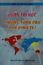 Quản trị học trong toàn cầu hóa kinh tế  đào duy huâ