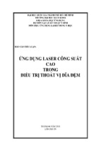 Báo cáo tiểu luận  ứng dụng laser công suất cao trong điều trị thoát vị đĩa đệm