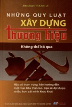 Những quy luật xây dựng thương hiệu không thể bỏ qua  thanh l