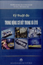 Kỹ thuật đo trong động cơ đốt trong và ô tô  võ nghĩa, trần quang vin