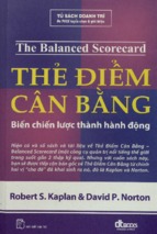 Thẻ điểm cân bằng  biến chiến lược thành hành động  robert s. kaplan, david p. norton; lê đình chi, tạ thanh thủy dịc