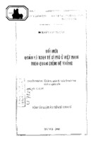 đổi mới quản lý kinh tế vĩ mô ở việt nam theo quan điểm hệ thống