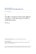 Naturally occurring fusion between the regulatory and catalytic components of type iip restriction modification systems