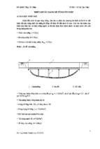 Thiết kế cầu máng bê tông cốt thép