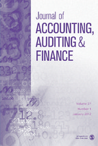 Journal of accounting, auditing & finance. tập 27, số 01, 2012 1