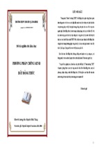 Phương pháp chứng minh bất đẳng thức