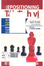 Tái định vị  tiếp thị trong thời đại của cạnh tranh, thay đổi và khủng hoảng  jack trout, steve rivkin; nguyễn thọ nhân dịchdf