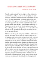 Hướng dẫn làm bài so sánh văn học
