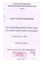 Luận văn thạc sĩ động cơ đốt trong