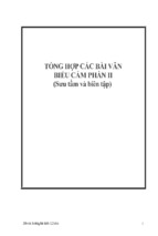 Tổng hợp các bài văn phát biểu cảm tưởng phần ii