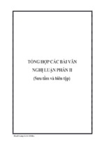 Tổng hợp các bài văn nghị luận phàn 2