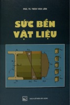 Sức bền vật liệu  trần văn liên