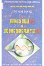 Công nghệ sinh học  tập 2 những kỹ thuật pcr và ứng dụng trong phân tích dna  quyền đình thi, nông văn hả