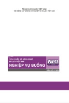 Nghiệp vụ buồng  trình độ cơ bản  tổng cục du lịch việt na