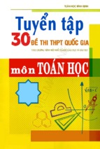 tuyển tập đề thi thử thpt môn toán2016