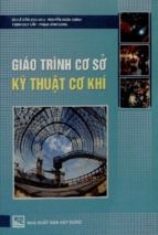 Giáo trình cơ sở kỹ thuật cơ khí  bùi lê gôn (chủ biên) và những người khá