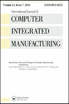 International journal of computer integrated manufacturing , tập 23, số 7, 2010