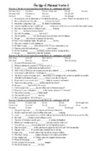 Bài tập phrasal verbs