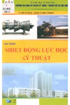 Giáo trình nhiệt động lực học kỹ thuật  lê kim dưỡng, đặng thành trung