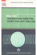 Giáo trình phương pháp kiểm tra không phá hủy kim loại  phạm ngọc nguyên, phạm khắc hùng