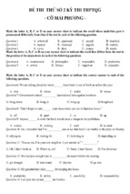 De thi thu so 2   co mai phuong