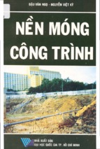 Nền móng công trình  đậu văn ngọ, nguyễn việt kỳ