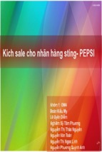 Kích sale cho nhãn hàng sting pépi
