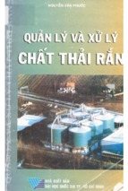 Quản lý và xử lý chất thải rắn  nguyễn văn phướ